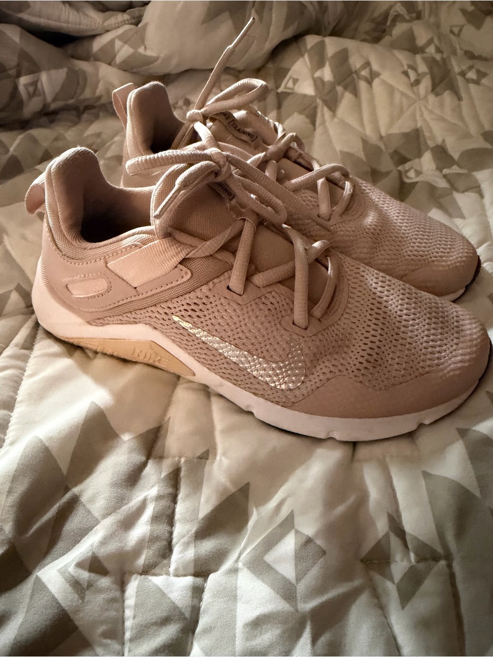 Nike Women’s Training Pale Pink Sneakers- Size 6